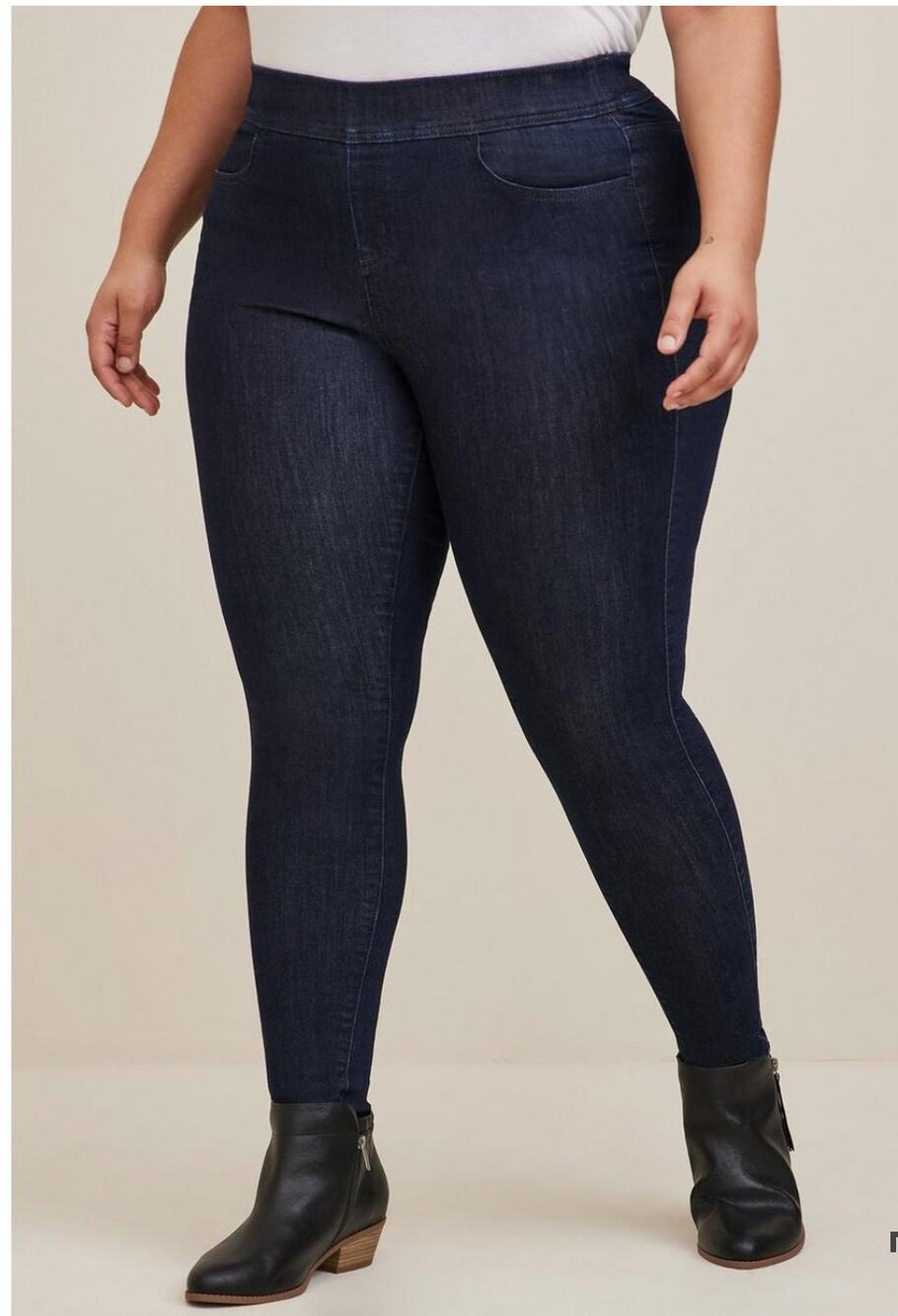 Torrid Lean Jean Skinny Super Soft High Rise Pull On Pant Size 2X Short 18-20